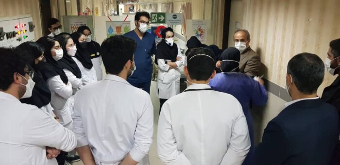 IMG 20220324 WA0187 - بازدید سرزده رییس دانشگاه علوم پزشکی گیلان از مرکز آموزشی درمانی رازی رشت - علوم پزشکی گیلان