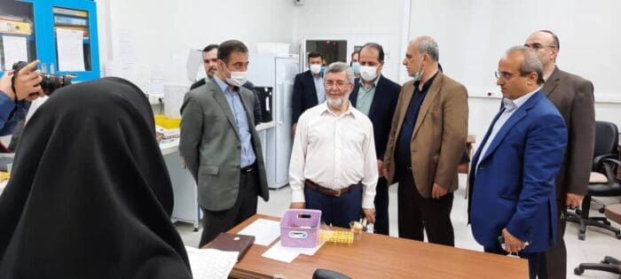 IMG 20220711 WA0094 - بازدید مسئولان سازمان برنامه بودجه و دانشگاه علوم پزشکی گیلان از مرکز آموزشی درمانی رازی رشت -