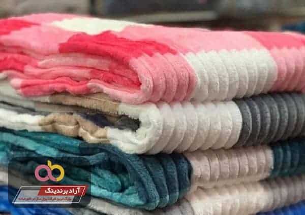 پتو مسافرتی پلیسه حوله ای برجسته