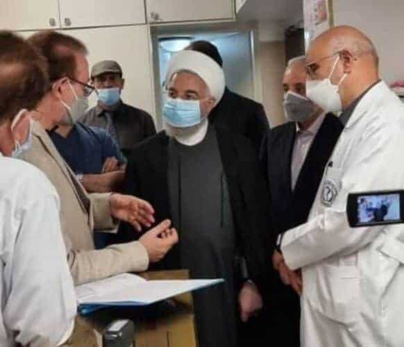 روحانی با حضور در بیمارستان پیگیر وضعیت جسمانی نوبخت شد - حمله قلبی معاون رئیس جمهور سابق / دكتر محمد باقر نوبخت زير تيغ جراحان قلب - دكتر محمد باقر نوبخت
