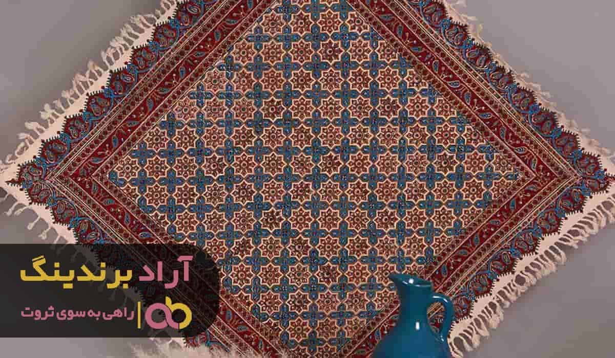 خرید اینترنتی سفره قلمکار سبز یزد