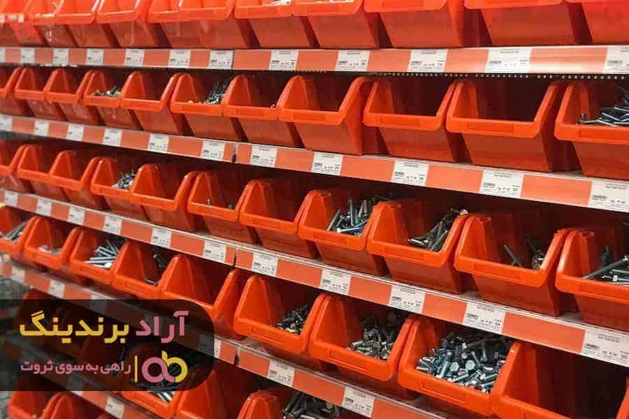 قفسه کشویی فلزی کوچک