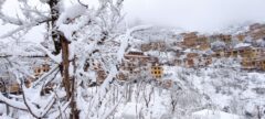 تصاویر چشم نواز از برف ماسوله + ویدیو