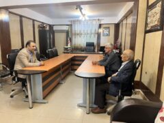 دیدار رئیس شورای اسلامی شهر کلاچای با رئیس اصناف شهرستان رودسر