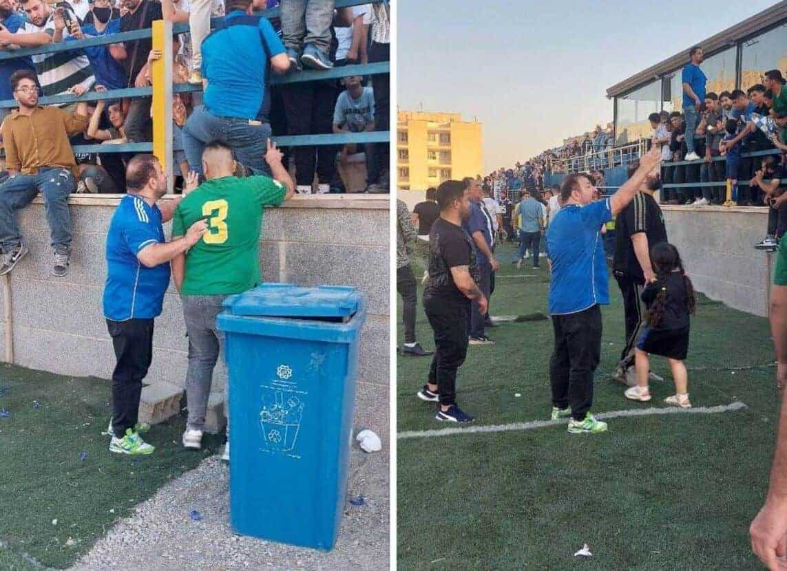 درگیری هانی کُرده و نوچه‌هایش با هواداران استقلال/ گنده‌لات تهران استادیوم را به هم ریخت