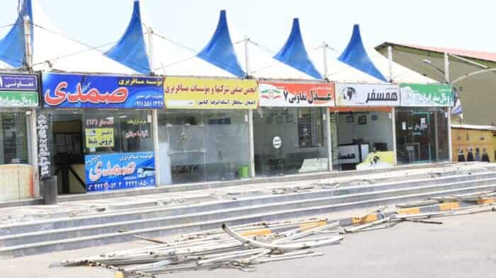 عملیات نصب سازه جدید سقف پایانه مسافربری شهرداری لاهیجان آغاز شد - عملیات نصب سازه جدید سقف پایانه مسافربری شهرداری لاهیجان آغاز شد - پایانه مسافربری شهرداری لاهیجان