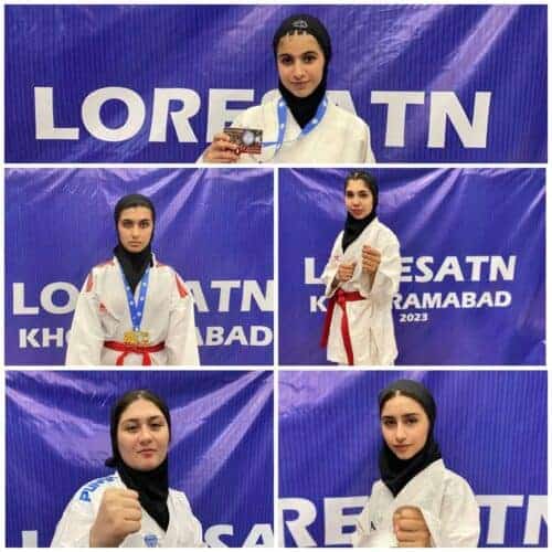 photo ۲۰۲۳ ۱۰ ۰۵ ۱۲ ۳۴ ۱۹ - یک مدال طلا ، یک نقره و سه برنز حاصل تلاش دختران کاراته کای گیلان در رقابت های کاراته قهرمانی کشور - کاراته گیلان