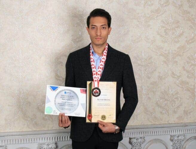 امید خلیل پور مخترع جوان ایرانی 