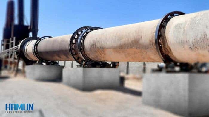 rotary klin main - معرفی محصولات گروه صنعتی هامون - زنجان