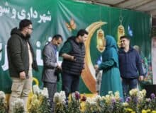 دومین شب جشنواره نوروزی شهرداری لاهیجان در جزیره استخر