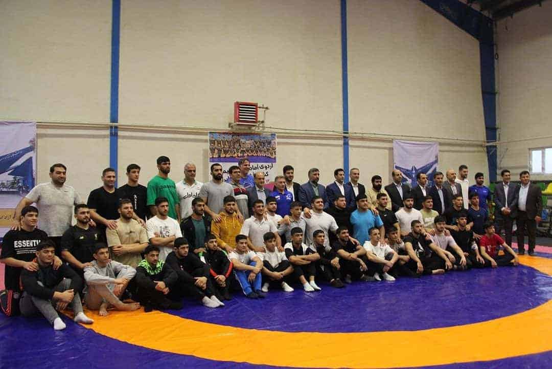 حضور مسئولان لاهیجان در تمرین ملی پوشان تیم ملی کشتی آزاد جوانان