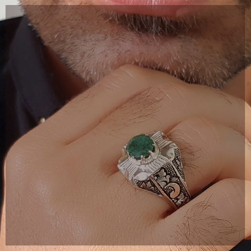 زمرد، انگشتر رزق و روزی مردانه