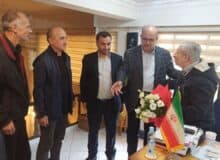 دیدار رئیس هیئت فوتبال لاهیجان با محمد اتحاد پسند پیش کسوت فوتبال این شهرستان
