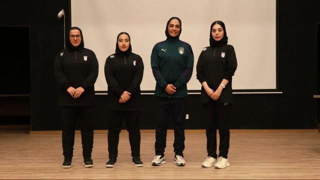 مربیان لاهیجانی در کلاس های فوتسال سطح یک ایران