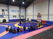 آغاز اردوی تیم ملی کشتی فرنگی ناشنوایان در لاهیجان + تصاویر