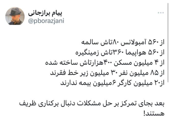 الویت مملکت ظریف نیست - الویت مملکت ظریف نیست! - ظریف