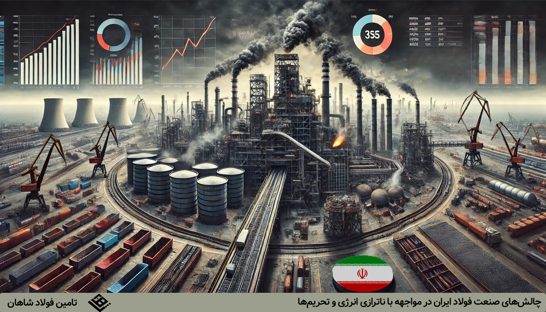 چالش‌های صنعت فولاد ایران در مواجهه با ناترازی انرژی و تحریم‌ها