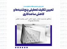 تعیین تکلیف تعطیلی پنج‌شنبه‌ها و کاهش ساعت‌کاری / بخش دولتی و خصوصی مکلف به تعطیلی هستند