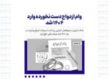 وام ازدواج دست نخورده وارد ۱۴۰۴ شد