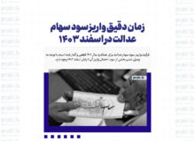 زمان دقیق واریز سود سهام عدالت در اسفند ‍۱۴۰۳