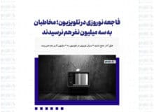 فاجعه نوروزی در تلویزیون؛ مخاطبان به سه میلیون نفر هم نرسیدند