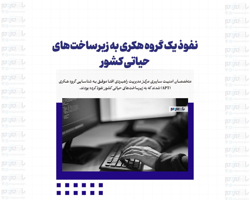 نفوذ یک گروه هکری به زیرساخت‌های حیاتی کشور