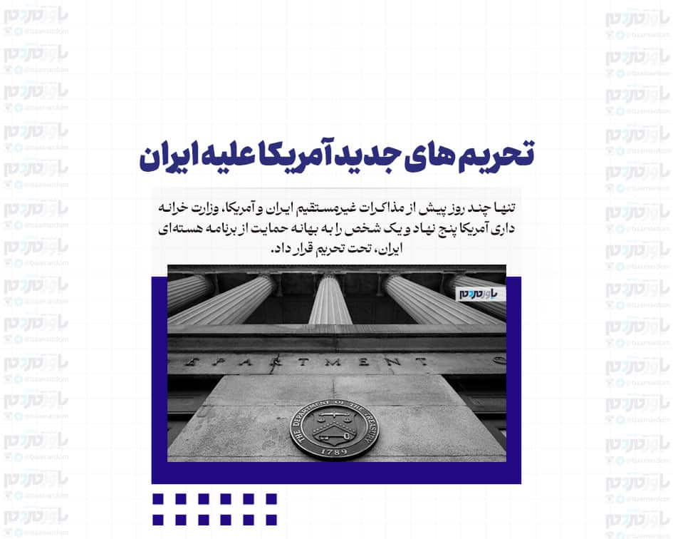 تحریم های جدید آمریکا علیه ایران