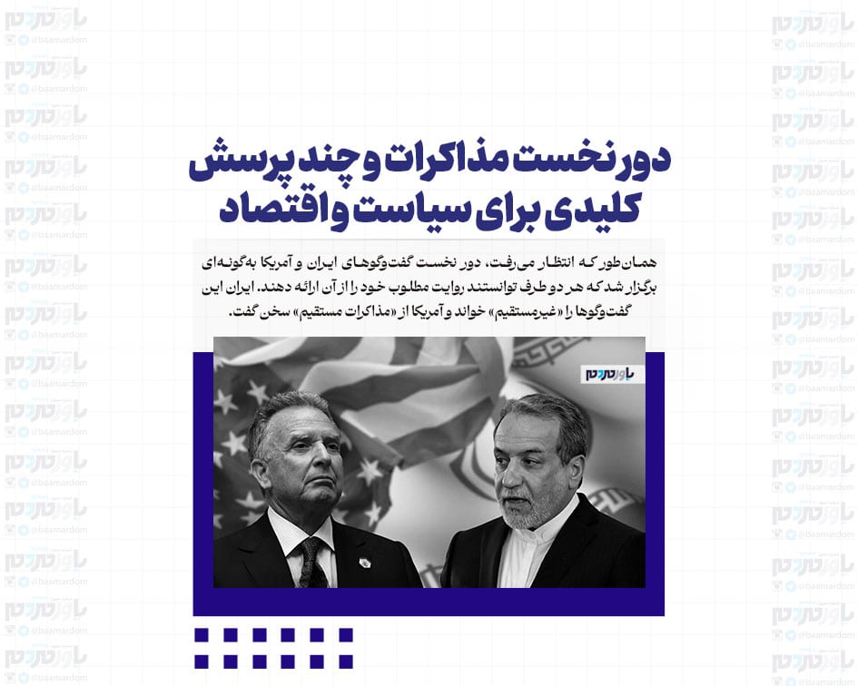 دور نخست مذاکرات و چند پرسش کلیدی برای سیاست و اقتصاد