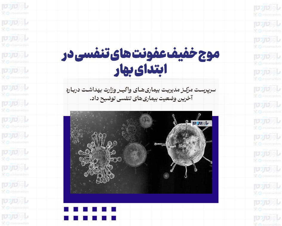 موج خفیف عفونت‌های تنفسی در ابتدای بهار / چرخش کمتر کرونا نسبت به آنفلوآنزا