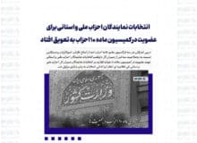 انتخابات نمایندگان احزاب ملی و استانی برای عضویت در کمیسیون ماده ۱۰ احزاب به تعویق افتاد