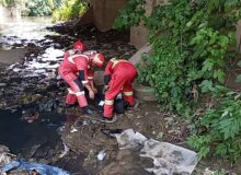 سقوط در رودخانه زرجوب رشت؛ آتش نشانان به محل حادثه اعزام شدند