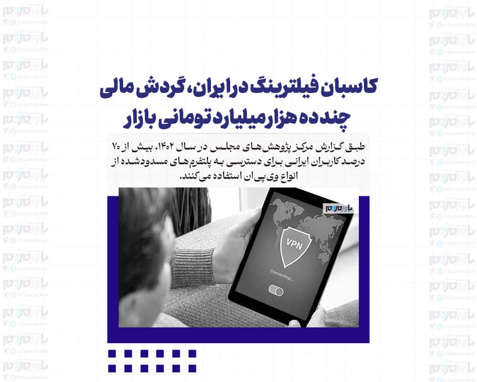 کاسبان فیلترینگ در ایران، گردش مالی چند ده هزار میلیارد تومانی بازار فیلترینگ