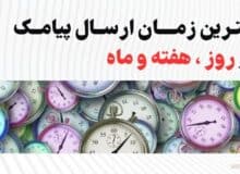 بهترین زمان ارسال پیامک تبلیغاتی در روز،هفته و ماه