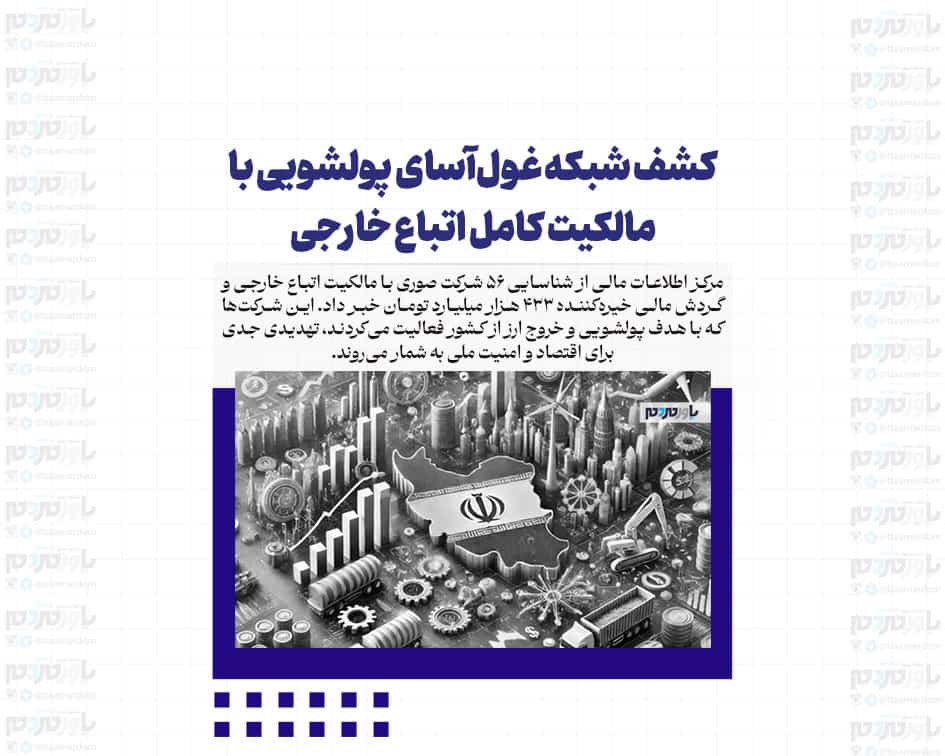 کشف شبکه غول‌آسای پولشویی با مالکیت کامل اتباع خارجی