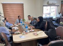 نشست سرپرست بخشداری کلاچای با مدیران یکی از شرکت های حوزه مدیریت پسماند استان گیلان