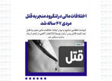 اختلافات مالی در لنگرود منجر به قتل مردی ۴۷ ساله شد