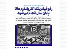 رفع فیلترینگ اکثر پلتفرم ها تا پایان سال انجام می شود