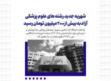 شهریه جدید رشته های علوم پزشکی آزاد به بیش از ۲۰۰ میلیون تومان رسید