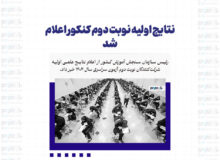 نتایج اولیه نوبت دوم کنکور اعلام شد