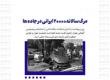 مرگ سالانه ۲۰۰۰۰ ایرانی در جاده ها
