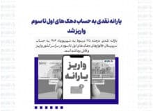 یارانه نقدی به حساب دهک های اول تا سوم واریز شد