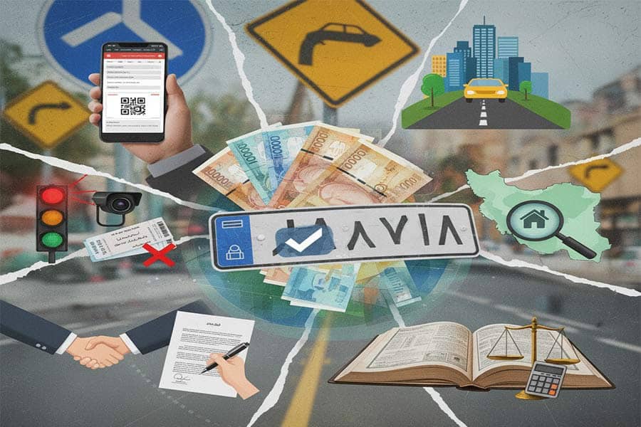 لیست هزینه‌های نقل و انتقال خودرو