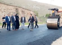 آغاز اجرای روکش آسفالت محور اسالم به گردنه الماس