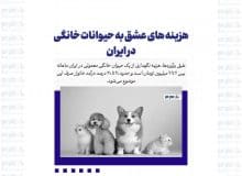 هزینه های عشق به حیوانات خانگی در ایران