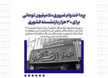 پرداخت وام ضروری۵۰ میلیون تومانی برای ۳۰ هزار بازنشسته کشوری