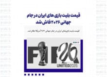 قیمت بلیت بازی های ایران در جام جهانی ۲۰۲۶ فاش شد