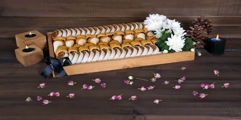 بهترین هدیه برای خانواده عزادار خیرات خوراکی سنتی