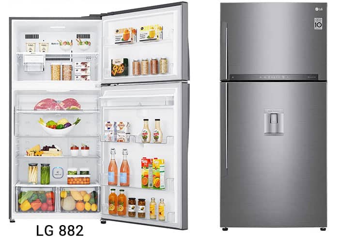مقایسه یخچال ال جی 689 و 682 و 882