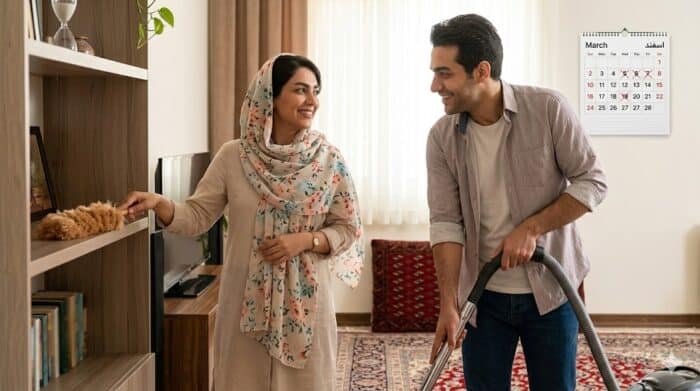 unnamed 4 - خانه‌تکانی ۱۴۰۴؛ چگونه بدون کمردرد و هزینه‌های نجومی به استقبال بهار برویم؟ - با مردم