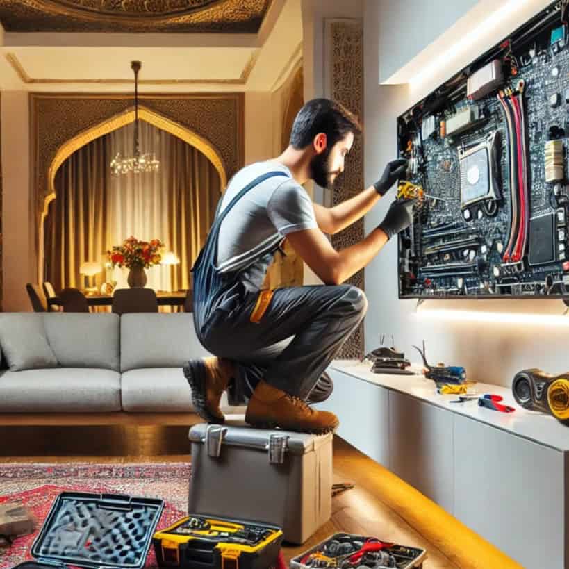 اهمیت انتخاب یک مرکز معتبر برای تعمیر تلویزیون ال‌جی.